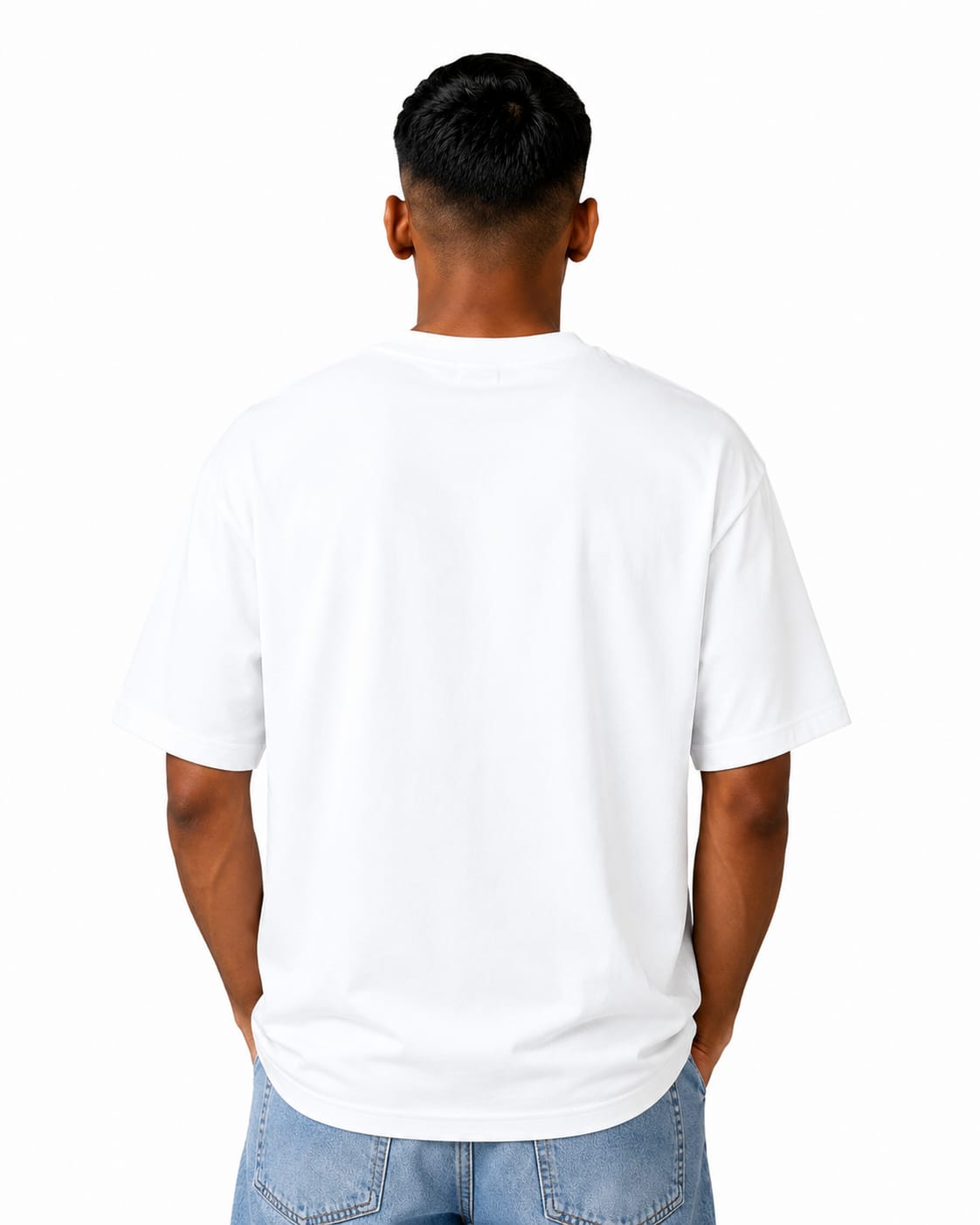 Desertway Studio QALB Arabic Calligraphy Premium Oversized T-Shirt | 240 GSM French Terry Cotton - Desertwear.in