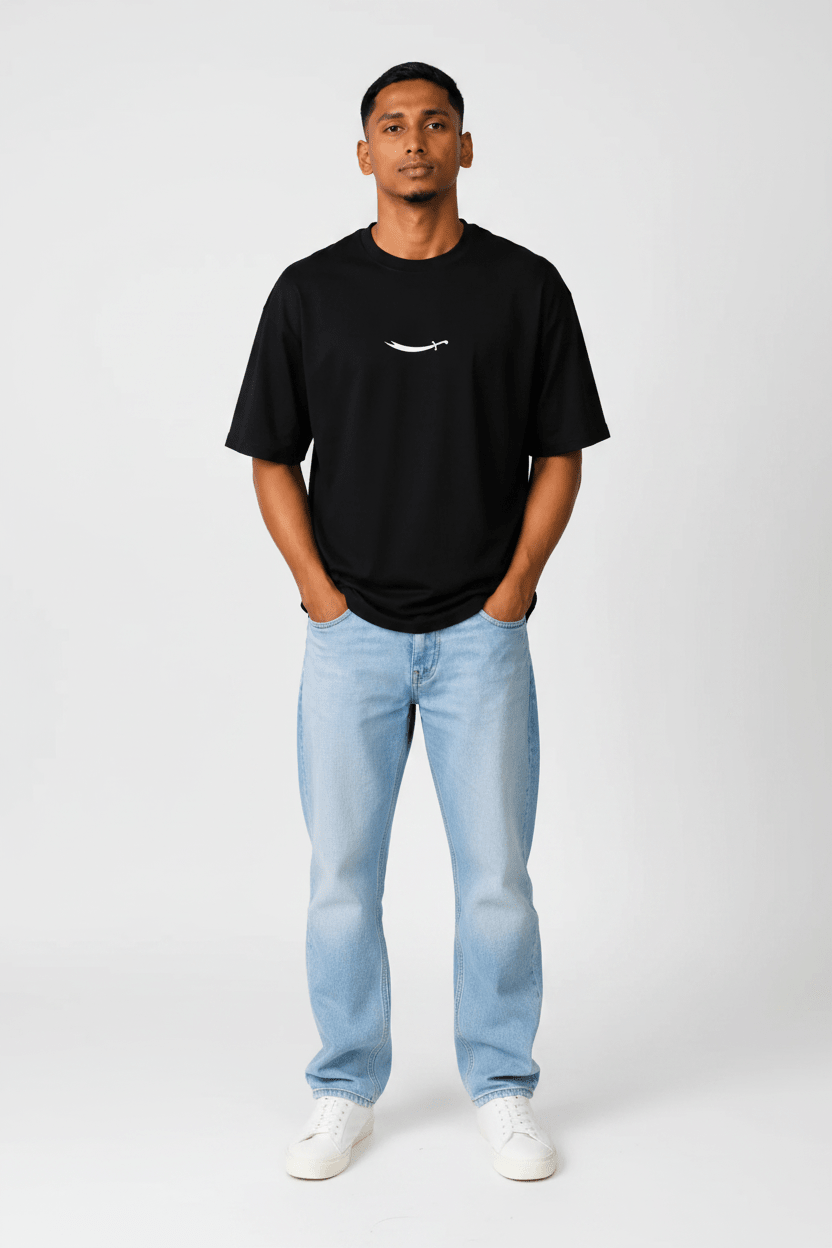 SWORD Premium Drop Shoulder T-Shirt - Desertwear.in